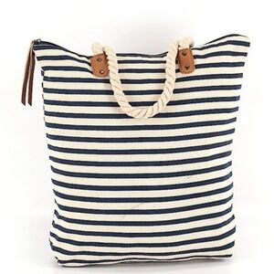 New Summer & Rose Stripe Tote Bag